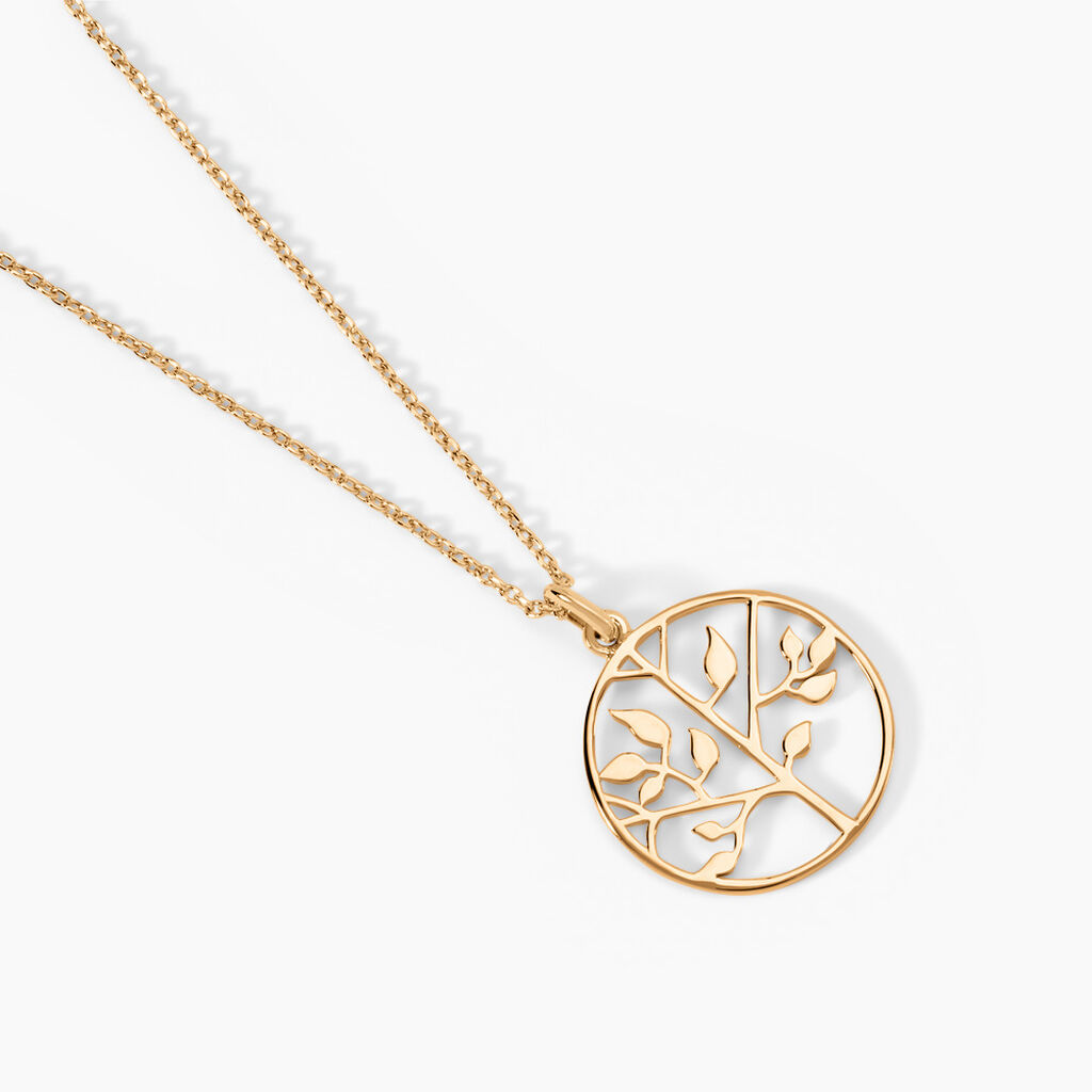 Collier Galvina Plaqu&eacute; Or Jaune - Bijoux sans pierre Femme | Histoire d&rsquo;Or
