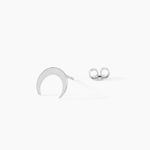 Boucles D'oreilles Puces Astre Argent Blanc - Boucles d'oreilles fantaisie Femme | Histoire d&rsquo;Or
