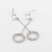 Boucles D'oreilles Pendantes Lim Or Blanc Oxyde De Zirconium - Boucles d'oreilles pendantes Femme | Histoire d’Or