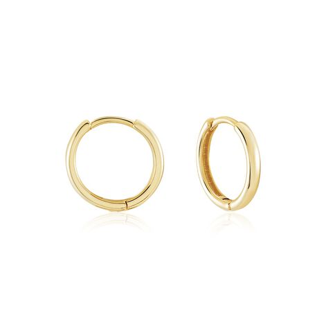 Créoles Plaqué Or Eva - Boucles d'oreilles créoles Femme | Histoire d’Or