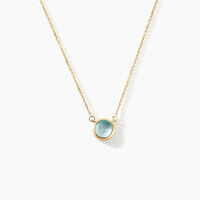 Collier Arenale Or Jaune Topaze