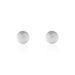 Boucles D'oreilles Puces Ayana Argent Blanc - Boucles d'oreilles fantaisie Femme | Histoire d’Or
