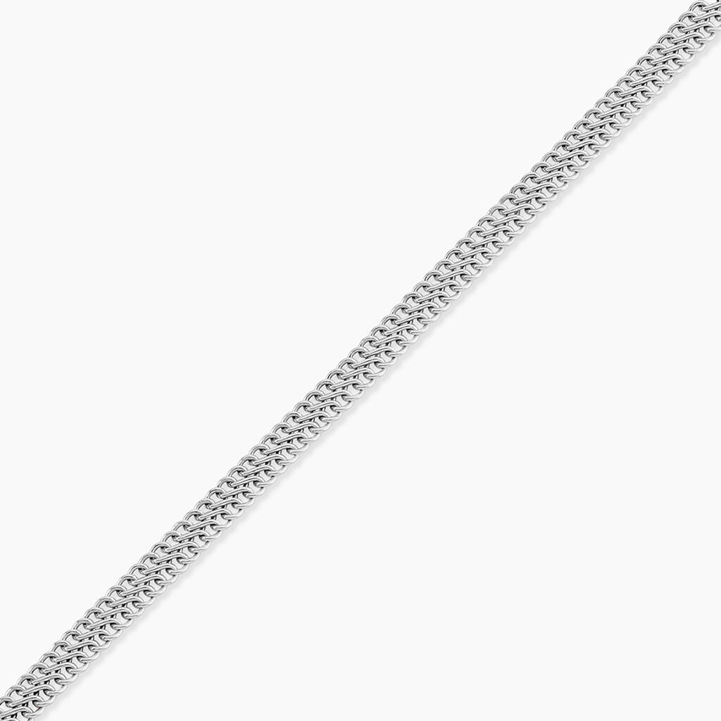 Bracelet Anne-sylvieae Argent Blanc - Bracelets cha&icirc;ne Femme | Histoire d&rsquo;Or