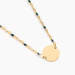 Collier Basteria Argent Dor&eacute; A L'Or 750/1000 - Bijoux sans pierre Femme | Histoire d&rsquo;Or