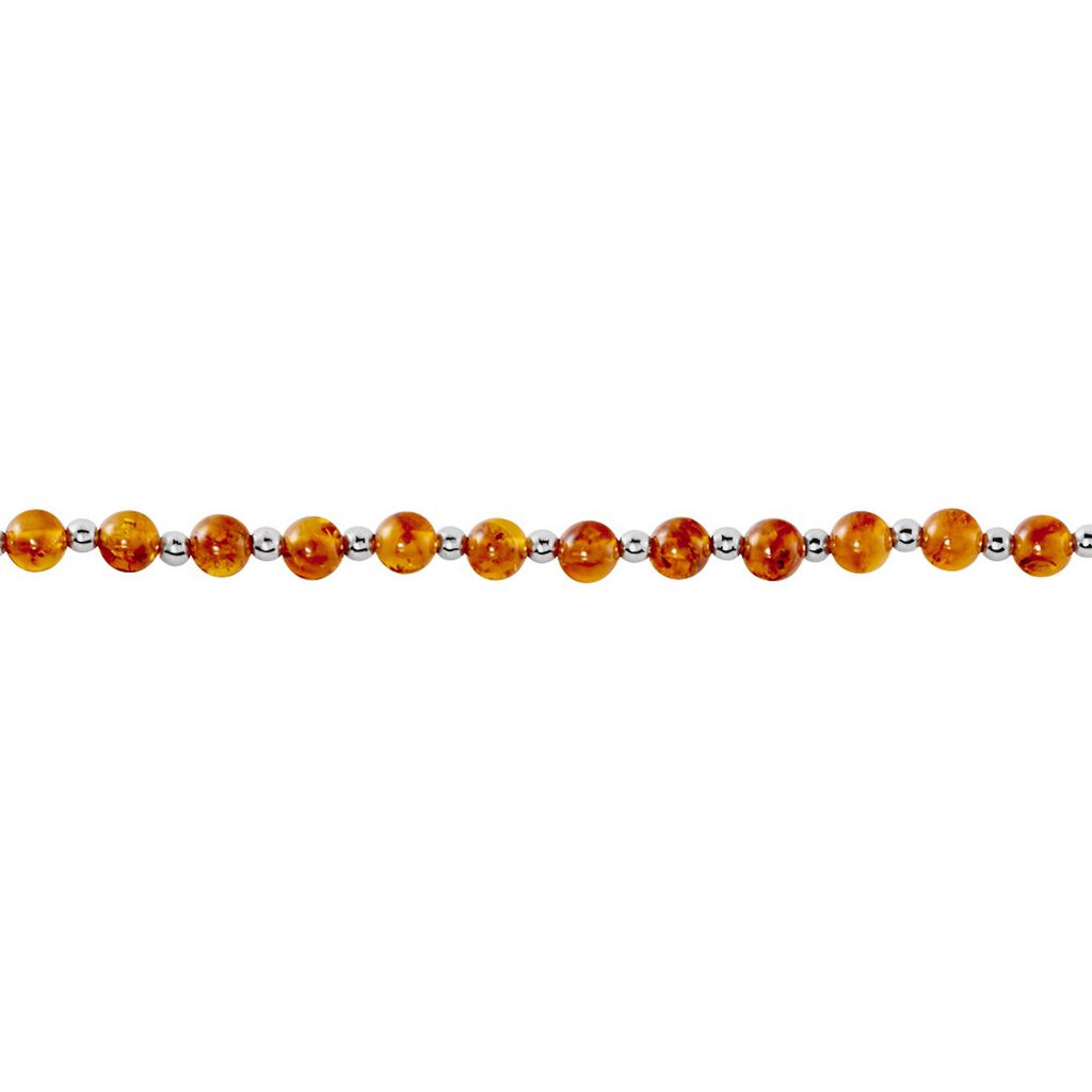 Bracelet Costin Argent Ambre - Bracelets Femme | Histoire d’Or