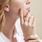 Bague Aodh Argent Blanc Oxyde De Zirconium - Bagues solitaires Femme | Histoire d&rsquo;Or