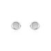 Boucles D'oreilles Puces Miko Argent Blanc - Boucles d'oreilles fantaisie Femme | Histoire d’Or