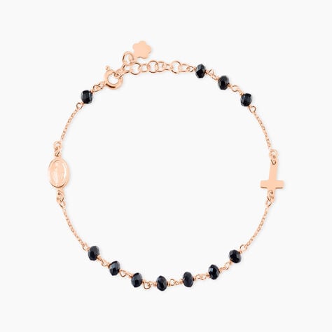 Bracelet Argent Rose Cirola Croix Vierge - Bracelets Femme | Histoire d&rsquo;Or