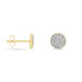 Boucles D'oreilles Puces Eryne Or Jaune - Clous d'oreilles Femme | Histoire d’Or