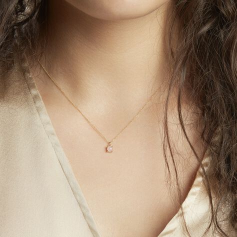 Collier Campsis Or Jaune Calcedoine - Colliers Femme | Histoire d’Or