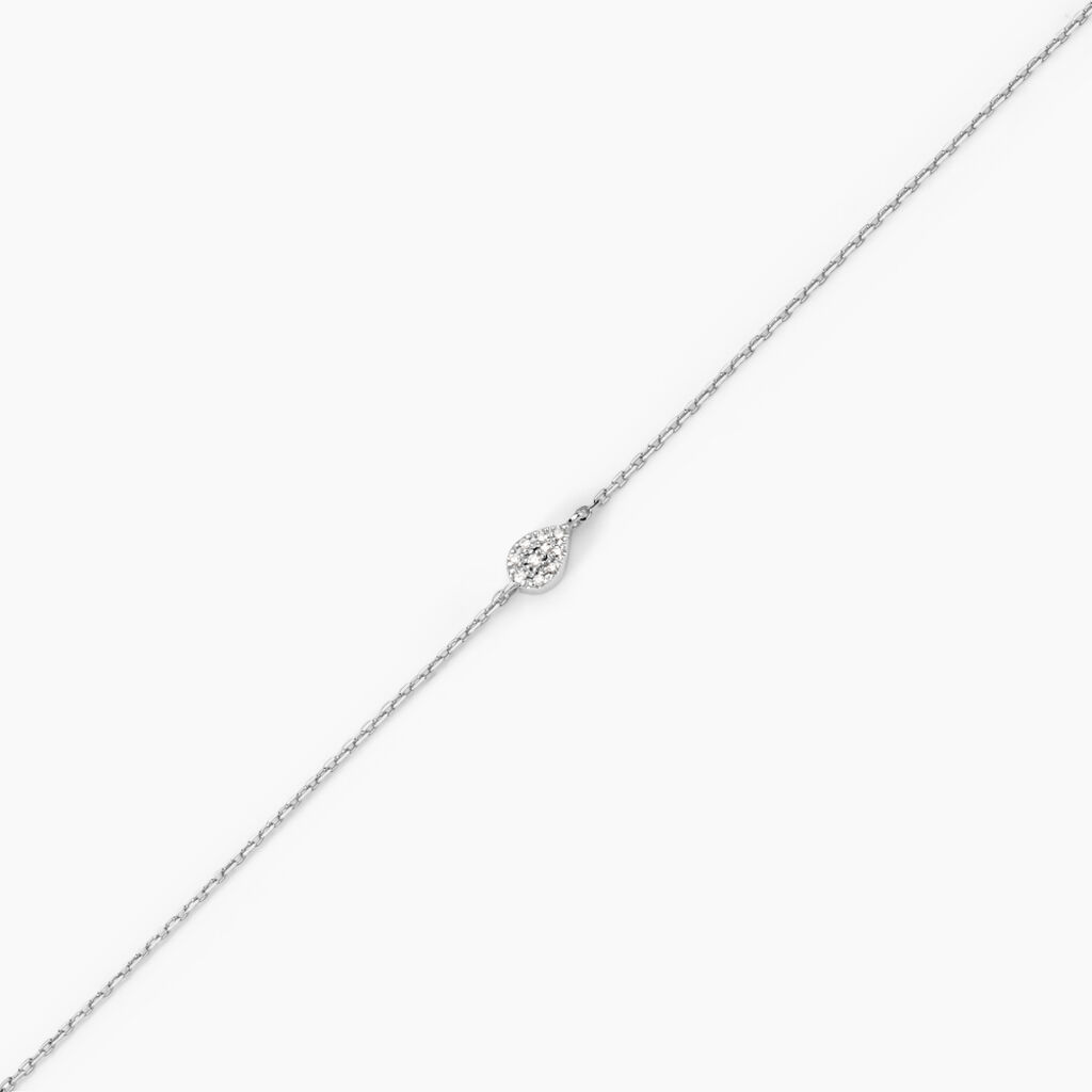 Bracelet Adhira Or Blanc Diamant - Bracelets Femme | Histoire d&rsquo;Or