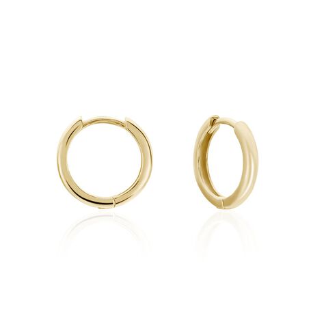 Créoles Batyah Plaqué Or Jaune - Boucles d'oreilles créoles Femme | Histoire d’Or