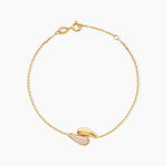 Bracelet Sunset Riviera Argent Dor&eacute; A L'Or 750/1000 Oxyde De Zirconium - Bracelets Femme | Histoire d&rsquo;Or
