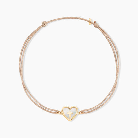 Bracelet Angel Or Jaune Nacre - Bracelets Coeur Famille | Histoire d’Or