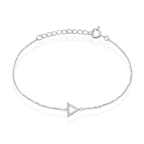 Bracelet Anna Argent Blanc Oxyde De Zirconium - Bracelets Femme | Histoire d’Or