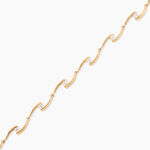 Bracelet Ayda Plaqu&eacute; Or Jaune Oxyde De Zirconium - Bracelets Femme | Histoire d&rsquo;Or