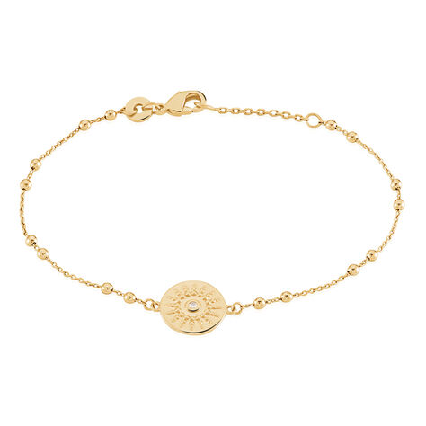 Bracelet Artea Plaqué Or Jaune Oxyde De Zirconium - Bracelets fantaisie Femme | Histoire d’Or