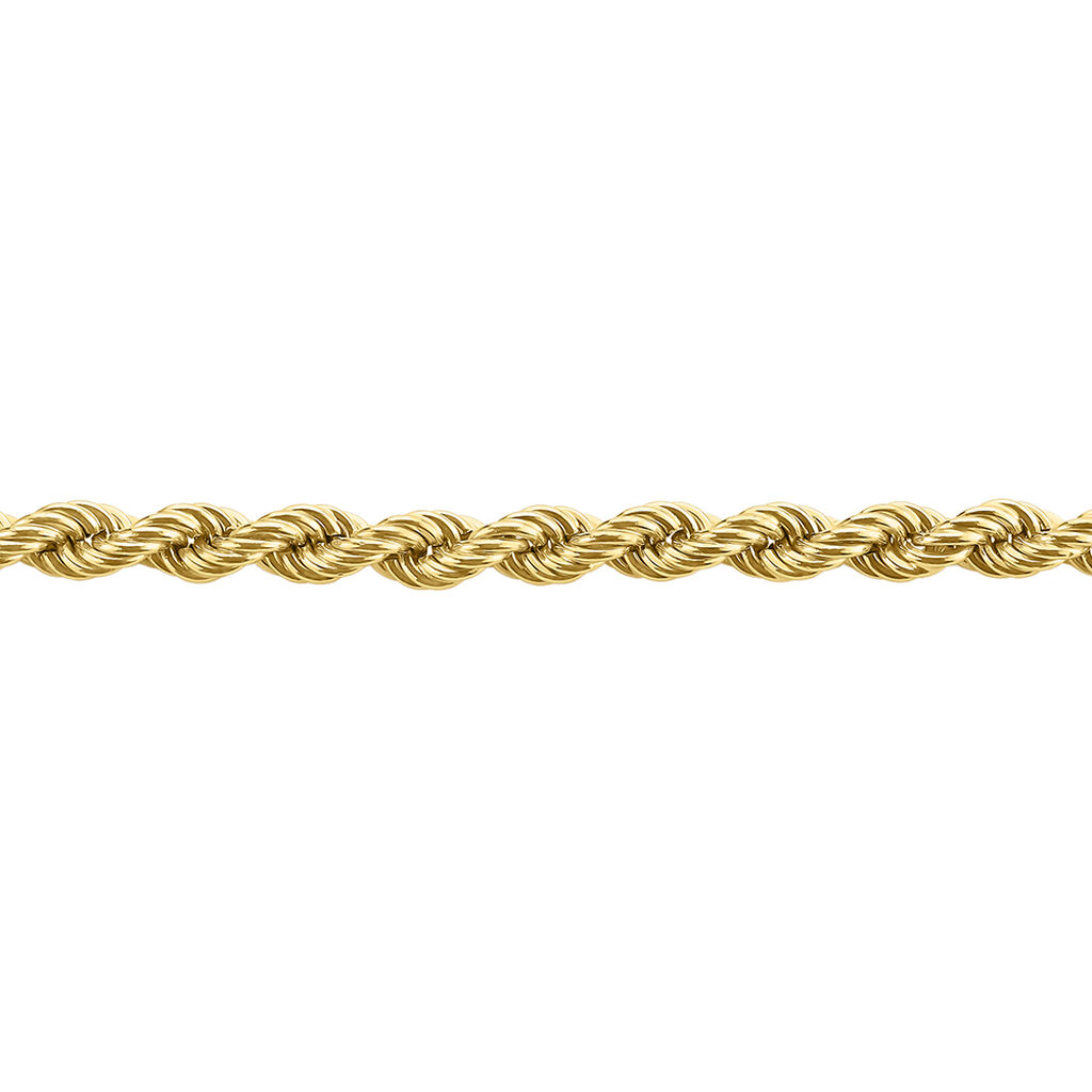 Bracelet Cordelia Maille Corde Or Jaune - Bracelets cha&icirc;ne Femme | Histoire d&rsquo;Or