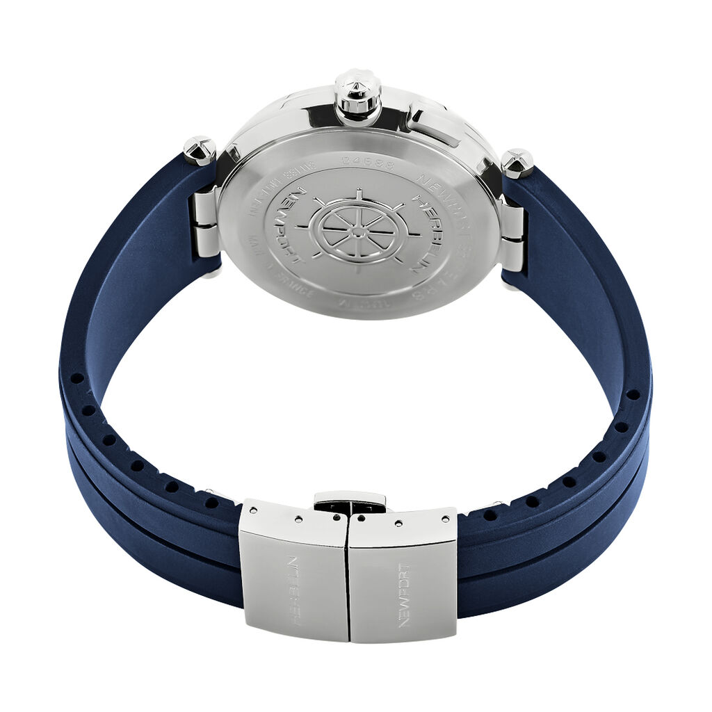 Montre Herbelin Newport Mareographe Bleu - Id&eacute;es cadeaux Homme | Histoire d&rsquo;Or