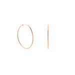 Cr&eacute;oles Argent Rose Olympia - Boucles d'oreilles cr&eacute;oles Femme | Histoire d&rsquo;Or