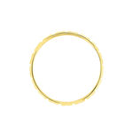 Alliance Marya Carree Diamantee Ruban Plat Or Jaune - Alliances Unisex | Histoire d&rsquo;Or