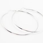 Cr&eacute;oles Dominae Or Blanc - Boucles d'oreilles cr&eacute;oles Femme | Histoire d&rsquo;Or