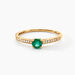 Bague Hardy Or Jaune Emeraude Diamant