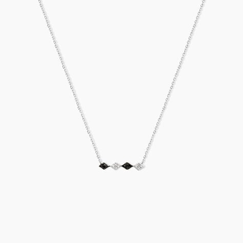 Collier Enid Or Blanc Diamant - Colliers Femme | Histoire d’Or