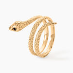 Bague Yasha Plaqu&eacute; Or Jaune Spinelle Synth&eacute;tique - Bagues avec pierre Femme | Histoire d&rsquo;Or