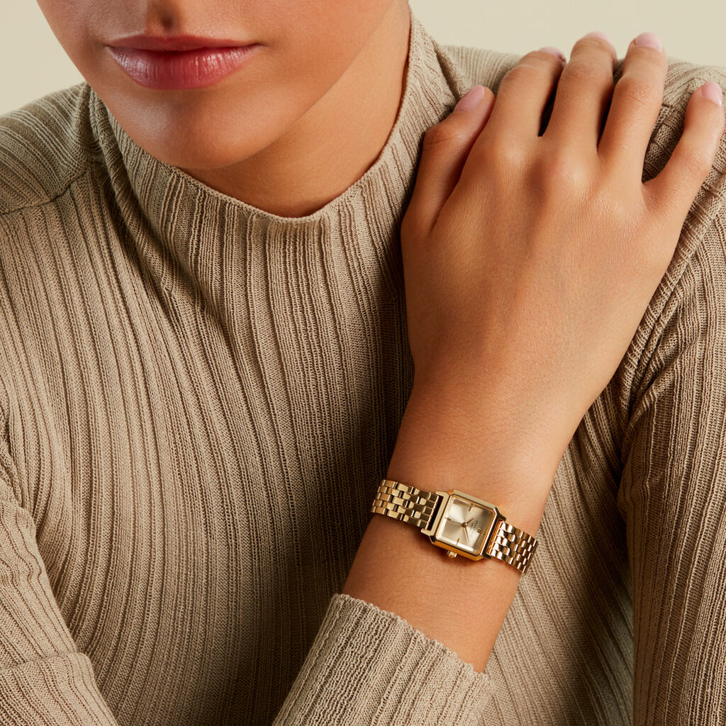 Montre Rosefield Boxelle Champagne - Id&eacute;es cadeaux Femme | Histoire d&rsquo;Or