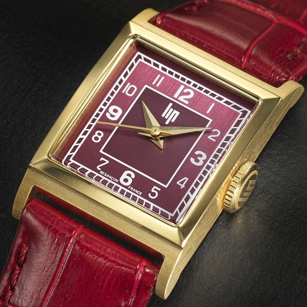 Montre Lip Churchill C18 Bordeaux - Montres Femme | Histoire d&rsquo;Or