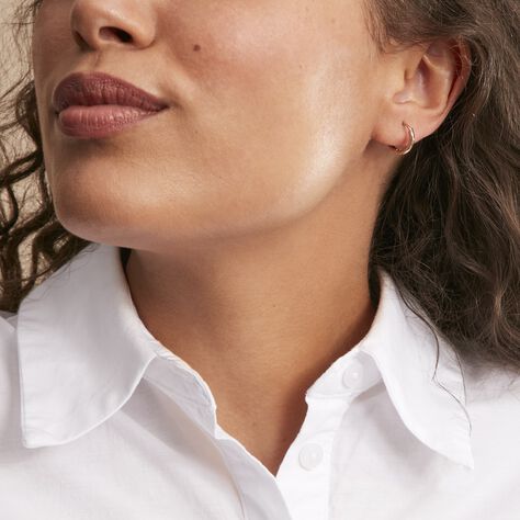 Créoles Batyah Plaqué Or Jaune - Boucles d'oreilles créoles Femme | Histoire d’Or