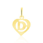 Pendentif Eudocie Coeur Lettre Or Jaune - Pendentifs Famille | Histoire d&rsquo;Or