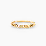 Bague Serenity Plaque Or Jaune - Bagues fantaisie Femme | Histoire d&rsquo;Or