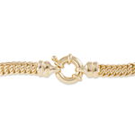 Bracelet Violette Plaqu&eacute; Or Jaune - Bracelets cha&icirc;ne Femme | Histoire d&rsquo;Or