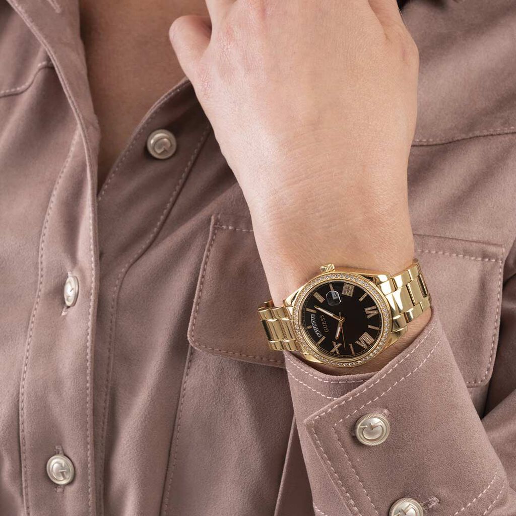 Montre Guess Luna Noir - Montres Femme | Histoire d’Or