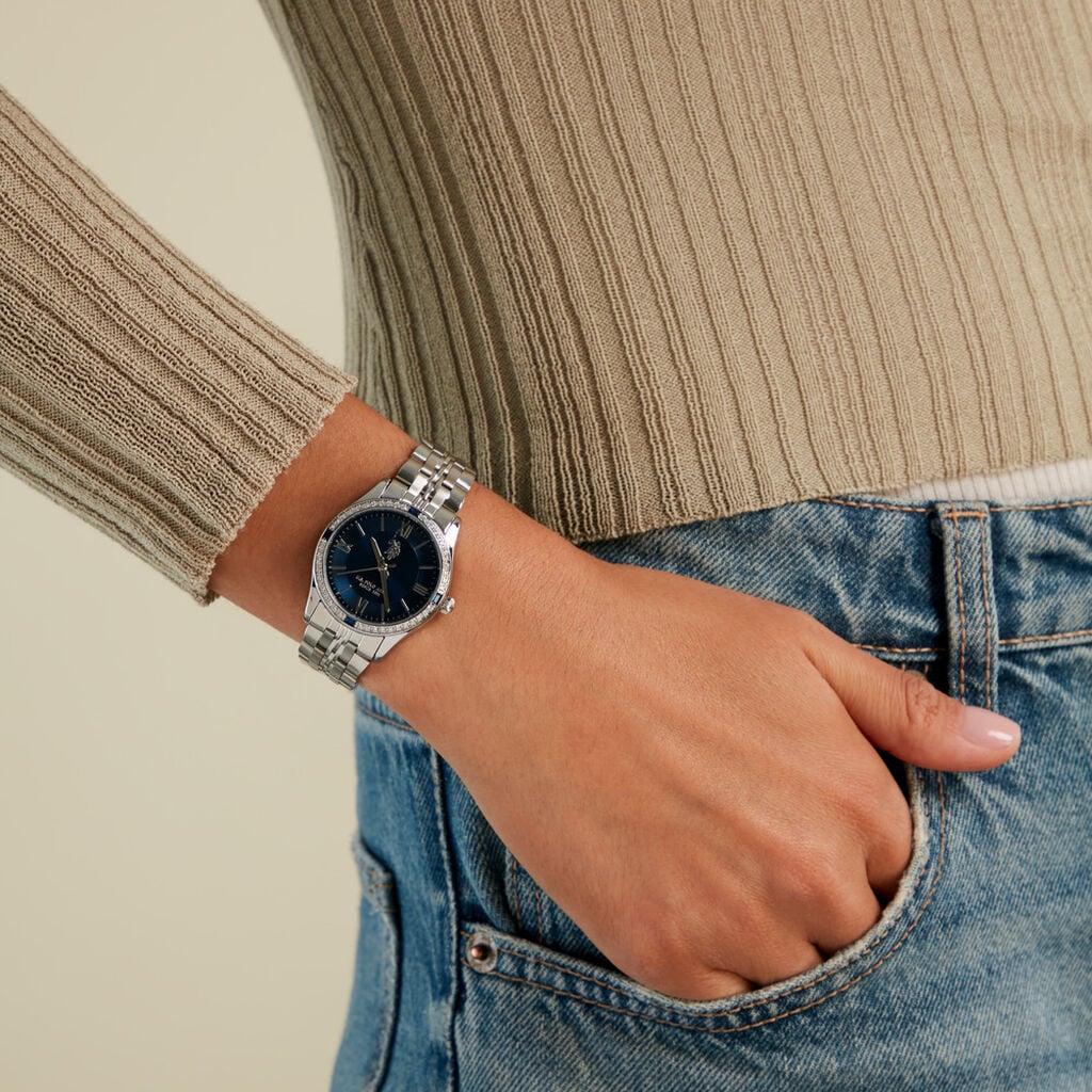 Montre U.S. Polo Giselle Bleu - Id&eacute;es cadeaux Femme | Histoire d&rsquo;Or