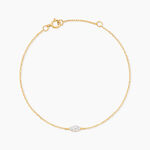 Bracelet Herk Or Jaune Oxyde De Zirconium - F&ecirc;te des m&egrave;res Femme | Histoire d&rsquo;Or