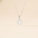 Collier Argent Blanc Cheri Perle De Culture Oxydes De Zirconium - Colliers fantaisie Femme | Histoire d&rsquo;Or