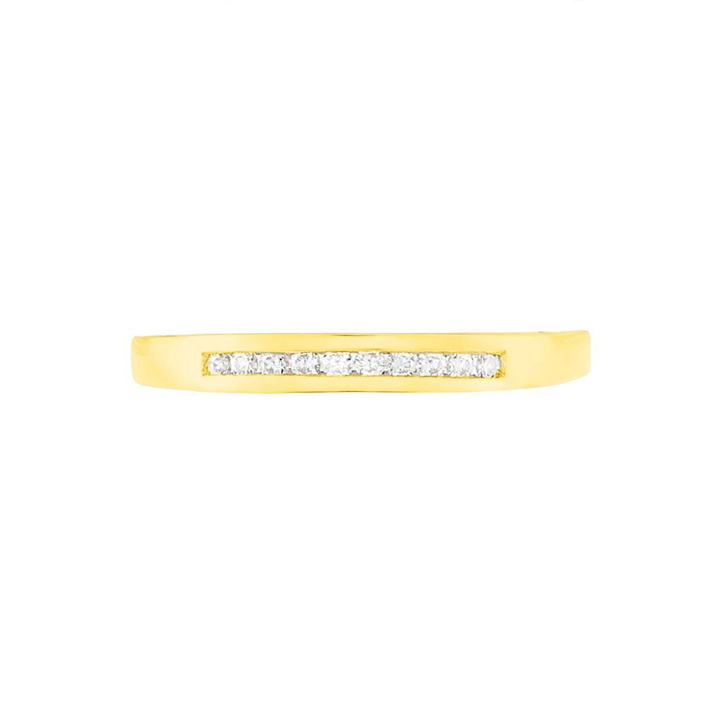 Alliance Hippolyne Or Jaune Diamant - Bijoux Femme | Histoire d&rsquo;Or