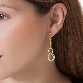 Boucles D'oreilles Pendantes Blinda Or Jaune - Boucles d'oreilles pendantes Femme | Histoire d’Or