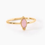 Bague Vintage Love Plaqu&eacute; Or Jaune Pierre D'Imitation - Solitaires classiques Femme | Histoire d&rsquo;Or