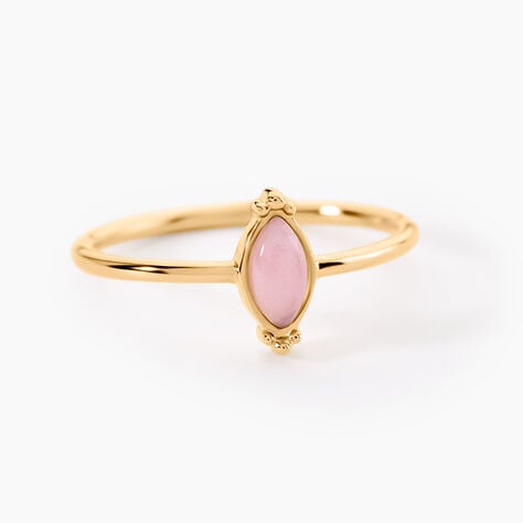Bague Vintage Love Plaqu&eacute; Or Jaune Pierre D'Imitation - Solitaires classiques Femme | Histoire d&rsquo;Or