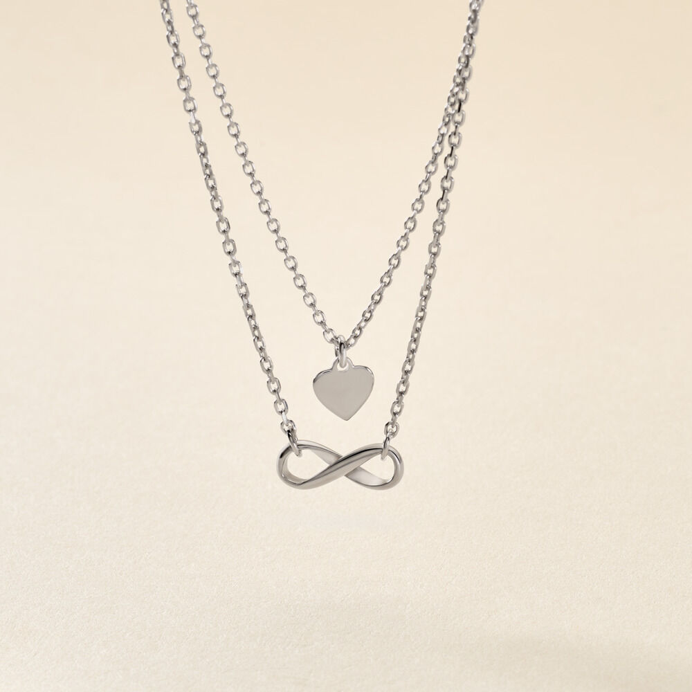 Collier Urielle Argent Blanc - Ras de cou Femme | Histoire d&rsquo;Or