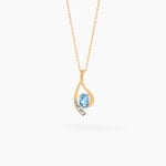 Collier Or Jaune Sagesse Topaze Oxydes De Zirconium - Colliers Femme | Histoire d&rsquo;Or