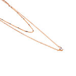 Collier Serres Argent Rose Oxyde De Zirconium - Colliers doubles et triples cha&icirc;nes Femme | Histoire d&rsquo;Or