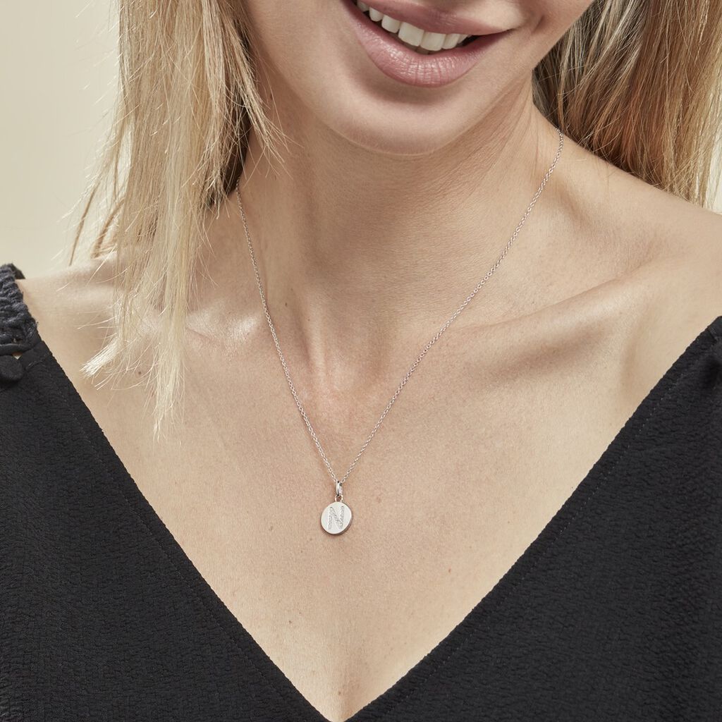 Collier Argent Eugenien Oxydes De Zirconium - Colliers fantaisie Femme | Histoire d’Or