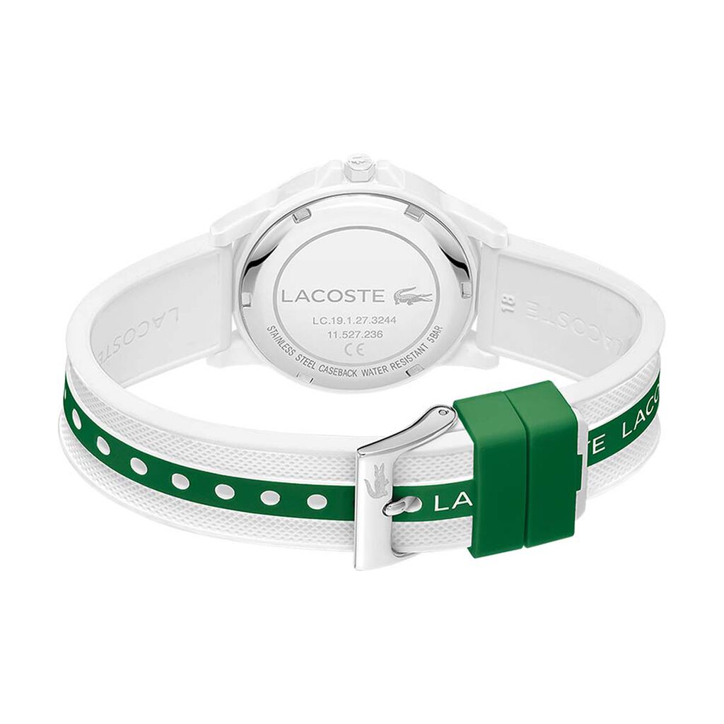 Montre Lacoste Teen/rider Blanc - Id&eacute;es cadeaux Enfant | Histoire d&rsquo;Or
