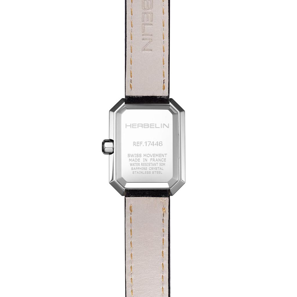 Montre Herbelin Octogone Argent&eacute; - Id&eacute;es cadeaux Femme | Histoire d&rsquo;Or