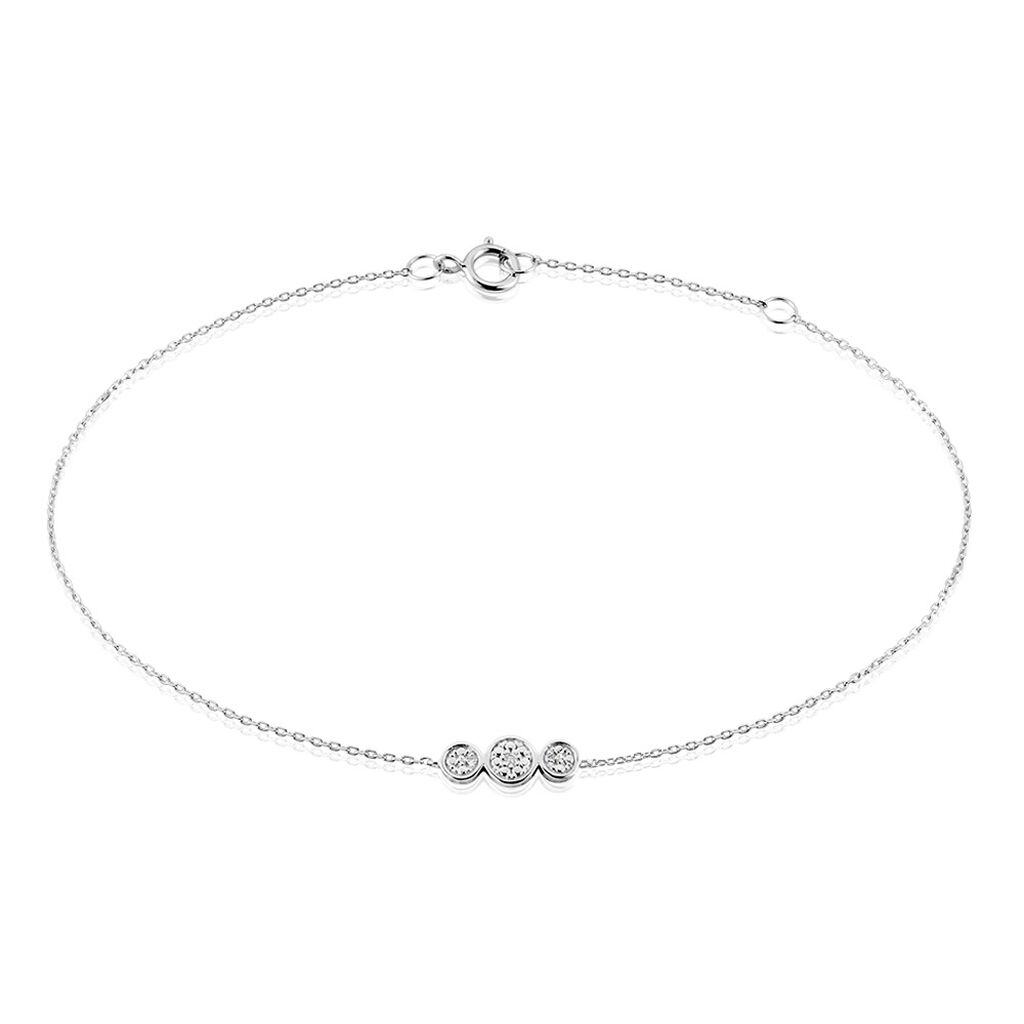 Bracelet Or Blanc Abital Diamants